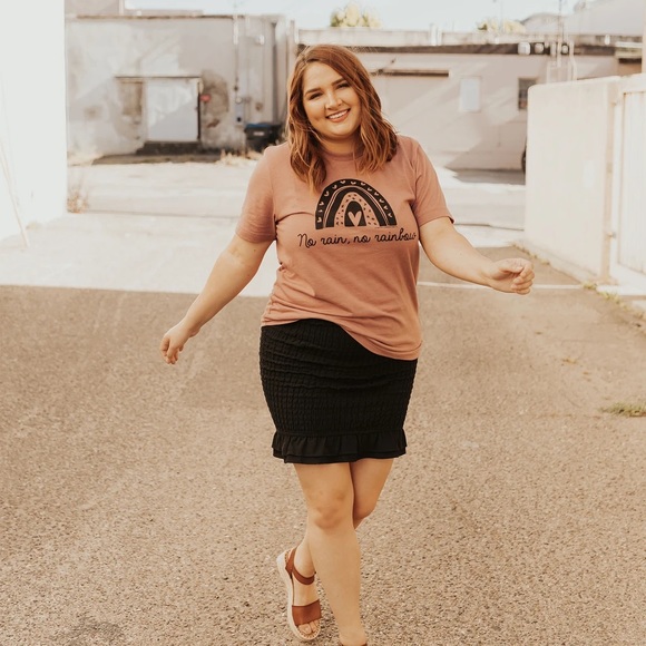 No Rain, No Rainbow tee - Picture 2 of 2